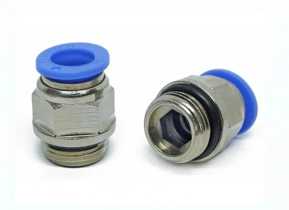 Pnömatik Rekor Bağlantı 1/4 - 14mm - Resim 11