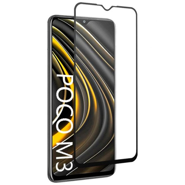 Xiaomi Poco M3 Ekran Koruyucu 3 Adet Tam Ekran Seramik Nano