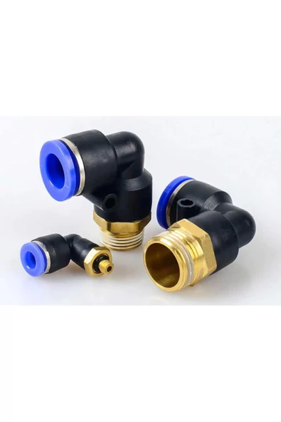 Pnömatik Dirsek Bağlantı 1/2 - 6mm - 5