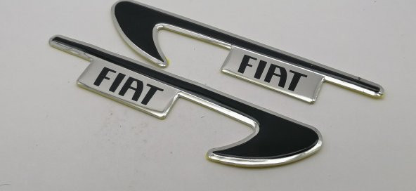 Fiat Logo Palio Punto Yan Çamurluk Venti 3M 3D Pleksi Alüminyum