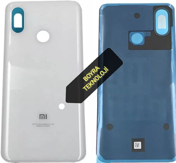 Xiaomi Mi 8 Pil Kapağı Cam - Lens Hariç - 2