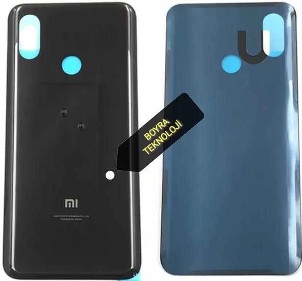Xiaomi Mi 8 Pil Kapağı Cam - Lens Hariç - 4
