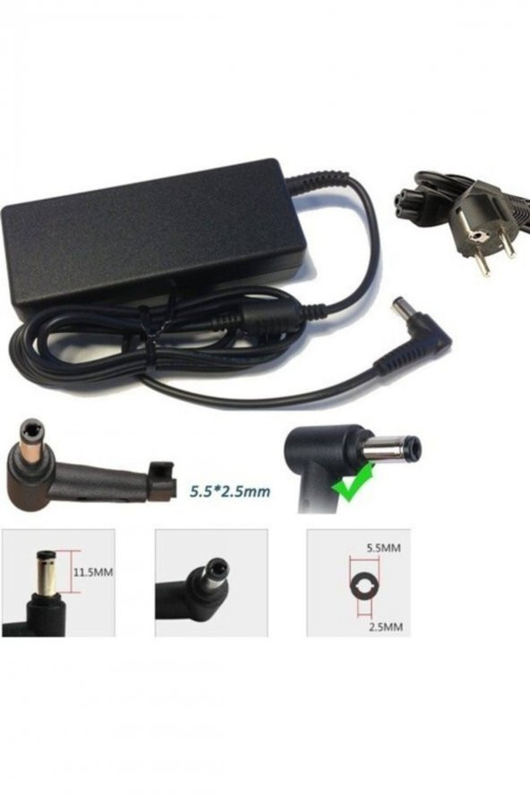 Toshiba Satellite C855-2CD Standart Uç Laptop  Adaptörü