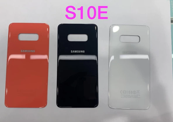 Samsung Galaxy S10E Logolu Pil Kapağı Lens Hariç