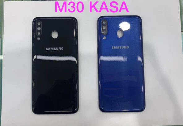 Samsung Galaxy M30 Logolu Kasa Kapak - Yan Tuşlar Dahil