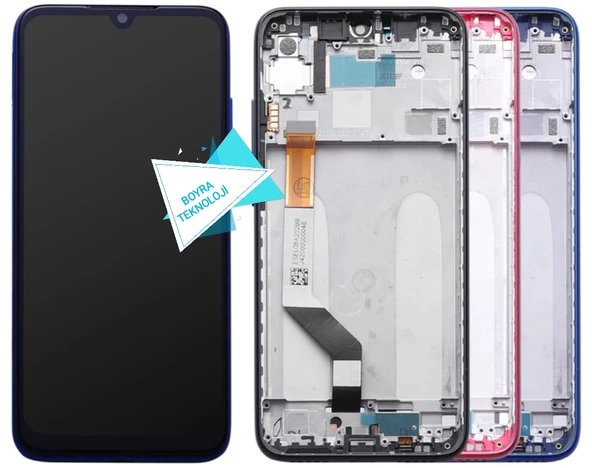 Xiaomi Redmi Note 7 Lcd Çıtalı Ekran Dokunmatik
