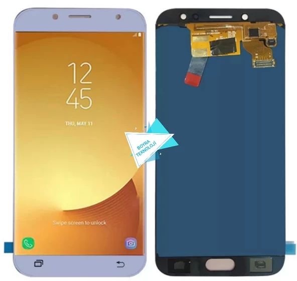 Samsung Galaxy J7 Pro Lcd J730F Ekran Dokunmatik - 7
