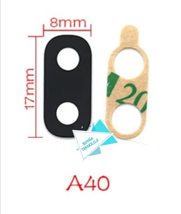 Samsung Galaxy A40 Arka Kamera Lensi Cam A405F