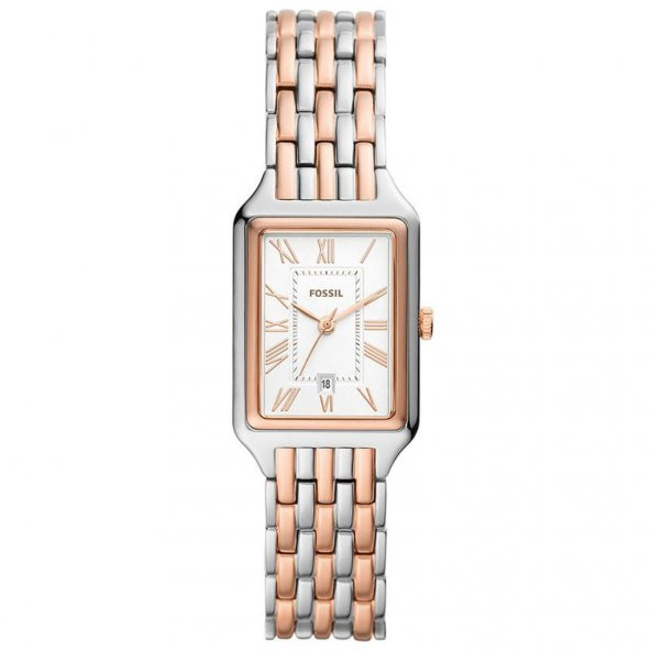 Fossil FES5222 23 mm Rose Gold / Metalik Gri Kadın Kol Saati