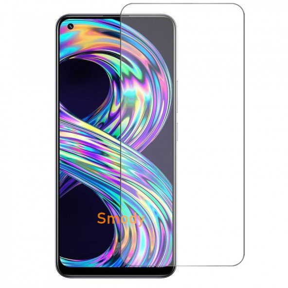 Realme 8 Ekran Koruyucu 2 Adet Temperli Kırılmaz Cam