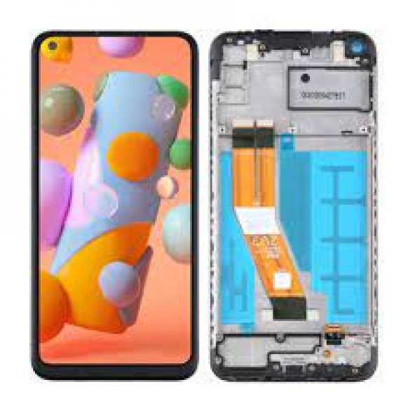 Samsung Galaxy A11 SM-A115F SERVİS ORİJİNALİ Çıtalı Lcd Ekran Dokunmatik
