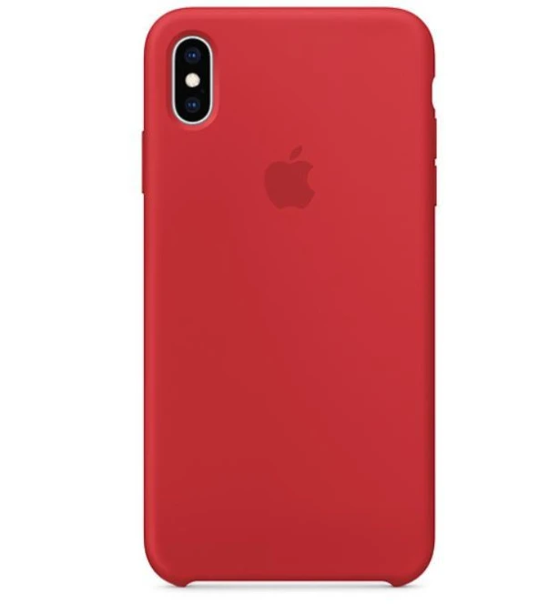iPhone XR için Silikon Kılıf - Kırmızı