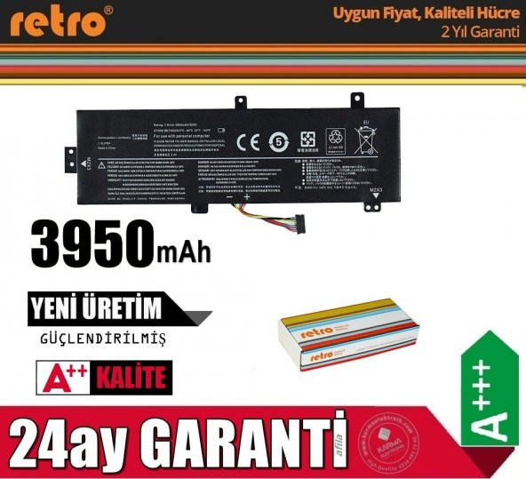 Lenovo L15L2PB5,L15M2PB3,L15M2PB5 Notebook Bataryası, Pili - 3