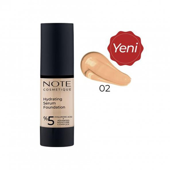 Note Hydrating Serum Fondöten No 02