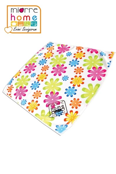 Miorre Mikrofiber Nanosilver Çiçek Desenli Mutfak Temizlik Bezi - 8