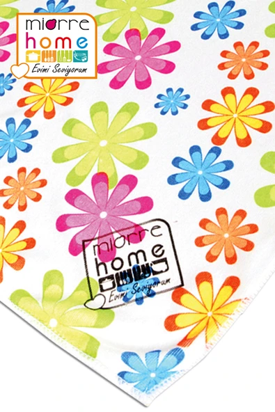 Miorre Mikrofiber Nanosilver Çiçek Desenli Mutfak Temizlik Bezi - 6