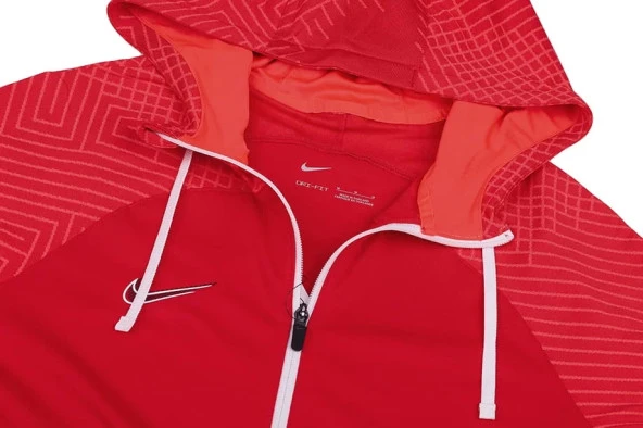 Nike M Nk Df Strk Erkek Kırmızı/Pembe Futbol Sweatshirt - 2