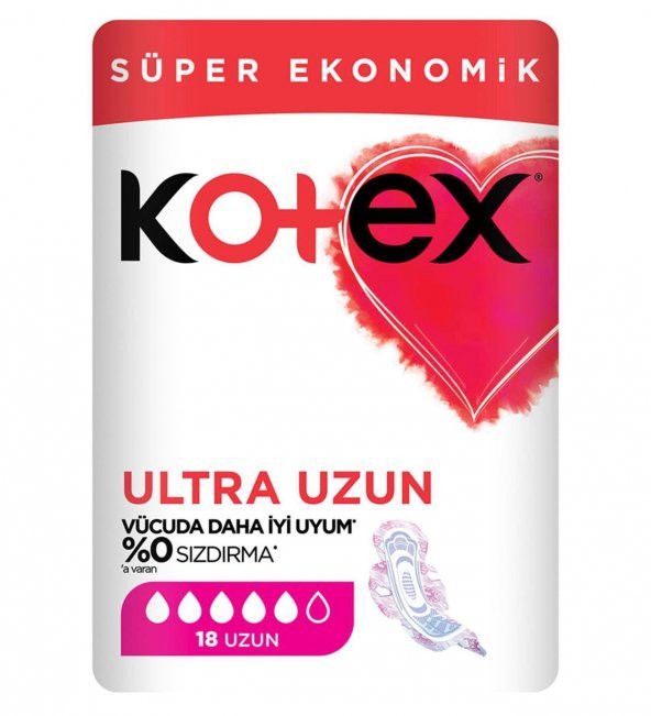 Kotex Ultra Süper Ekonomik Paket Uzun 18li - 2