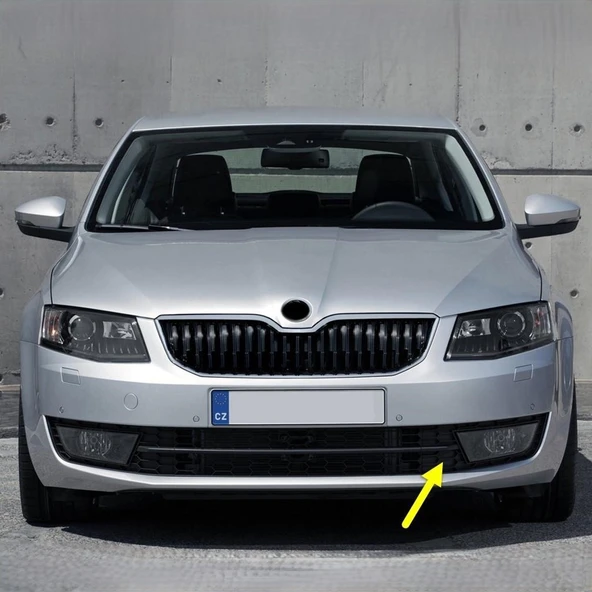 Skoda Octavia 3 A7 2013-2017 Ön Tampon Sol Sis Farı Kapağı 5E0807681