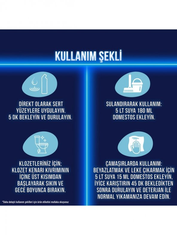 Domestos Çamaşır Suyu Yoğun Kıvamlı Maksimum Hijyen Dağ Esintisi 750 ML X 4 Adet - 6