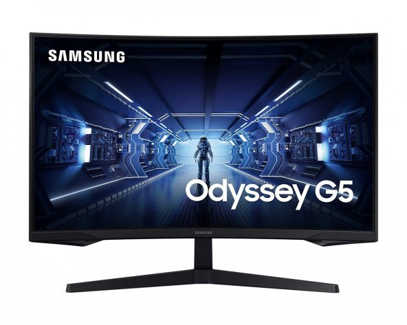 Samsung Odyssey G5 LC27G55TQWRXUF 27" 144Hz 1ms (HDMI+Display) FreeSync 2K Curved LED Monitör