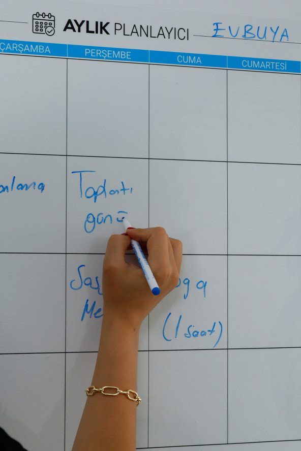 Aylık Planlayıcıolg (özel baskı )- Yapışkansız Tutunan Akıllı Kağıt - Resim 3