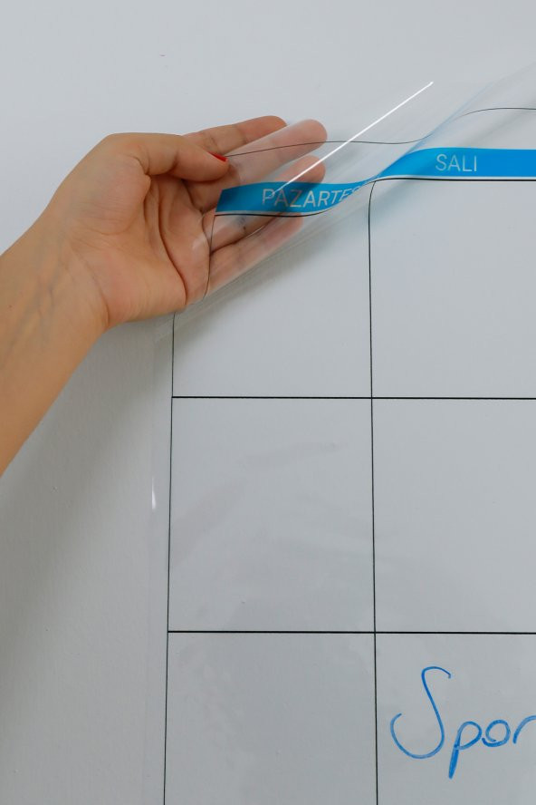 Aylık Planlayıcıolg (özel baskı )- Yapışkansız Tutunan Akıllı Kağıt - Resim 5
