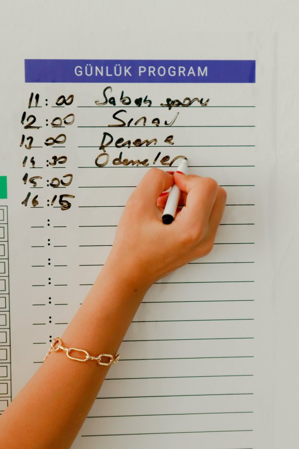 Günlük Planlayıcı olg (özel baskı) - Yapışkansız Tutunan Akıllı Kağıt - Resim 2