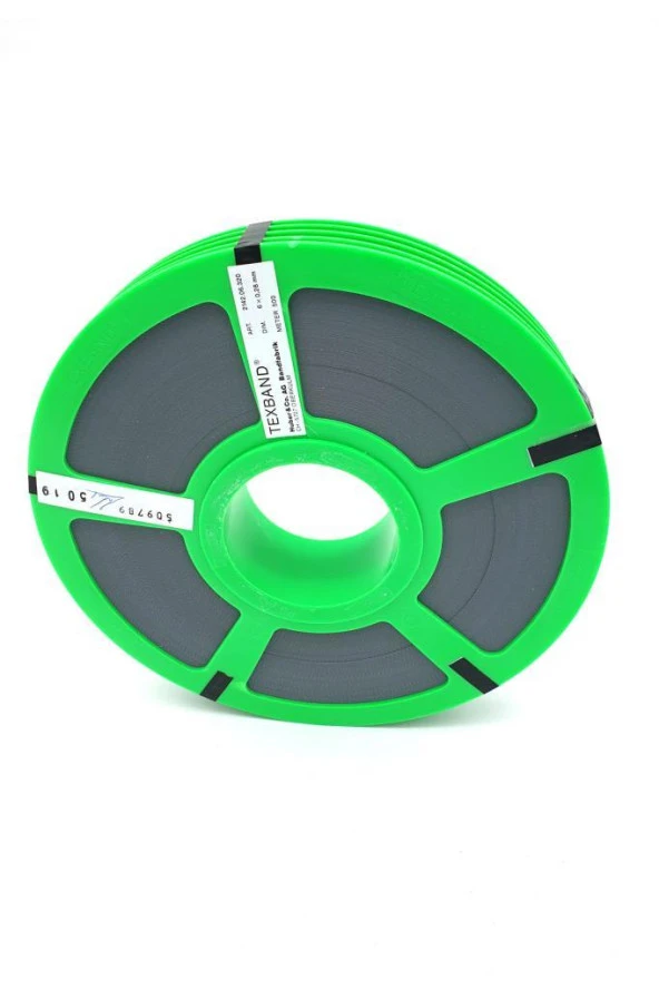 Texband 6x0,33mm Brisoley Panjur Kaldırma Tekstil Bandı GRİ 500 METRE HUB2165.06.320 - 2