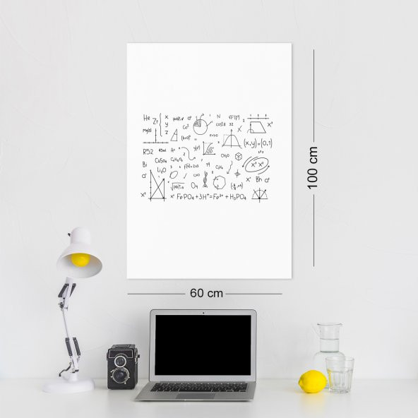 60 x 100 Cm Beyaz - Yapışkansız Tutunan Akıllı Kağıt  * 1 Alana 1 Hediye * - 7