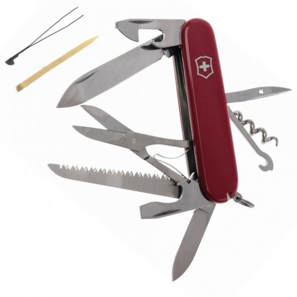 Victorinox Super Tinker 1.4703 Kırmızı İsviçre Çakısı 91mm 14F - 5