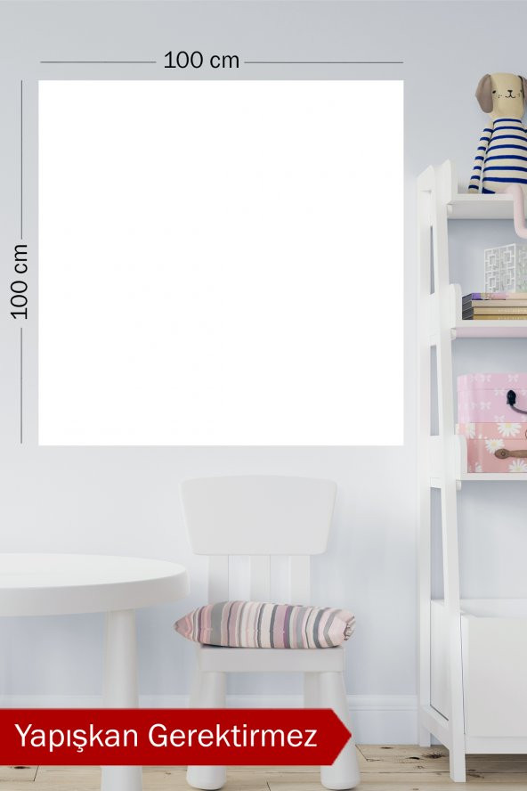 100 x 100 Beyaz - Yapışkansız Tutunan Akıllı Kağıt * 1 Alana 1 Hediye * - Resim 3