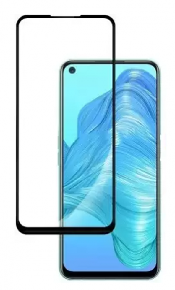 Oppo A55 Ekran Koruyucu Kırılmayan 5D Tam Ekran Seramik Nano