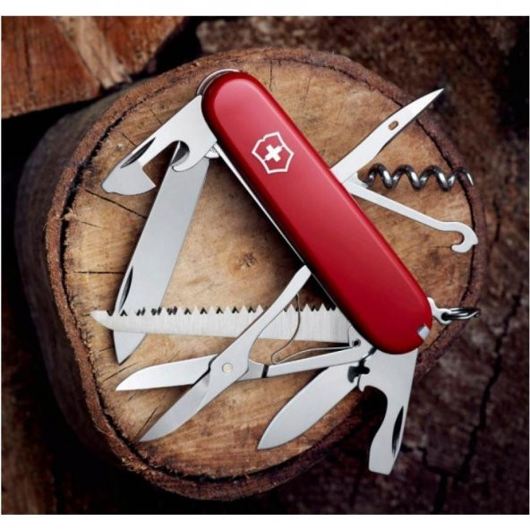 Victorinox Huntsman 1.3713 Kırmızı İsviçre Çakısı 91mm 15F - 5