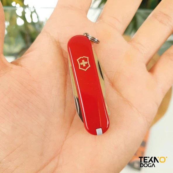 Victorinox Rally 0.6163 Kırmızı İsviçre Çakısı 58mm 9F - 4