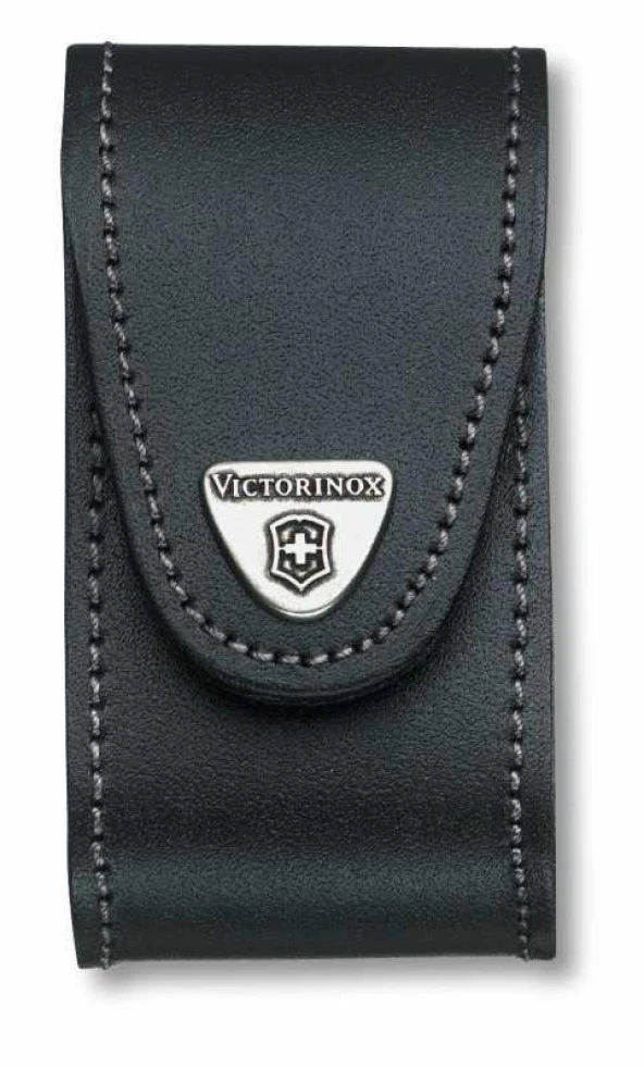 Victorinox Deri Çakı Kılıfı 4.0521.3 Siyah Cırtcırtlı