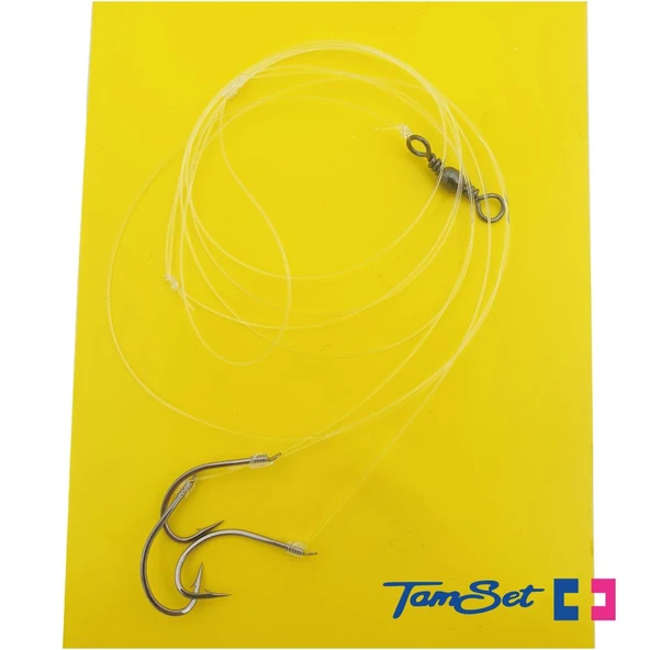 TAMSET 3 İğneli Yemli Dip Sazan Olta Takımı ürün görseli 1