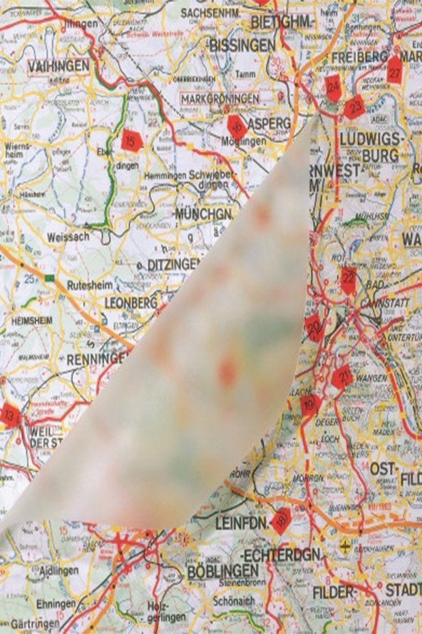 100 x 100 Şeffaf - Yapışkansız Tutunan Akıllı Kağıt * 1 Alana 1 Hediye * - Resim 3