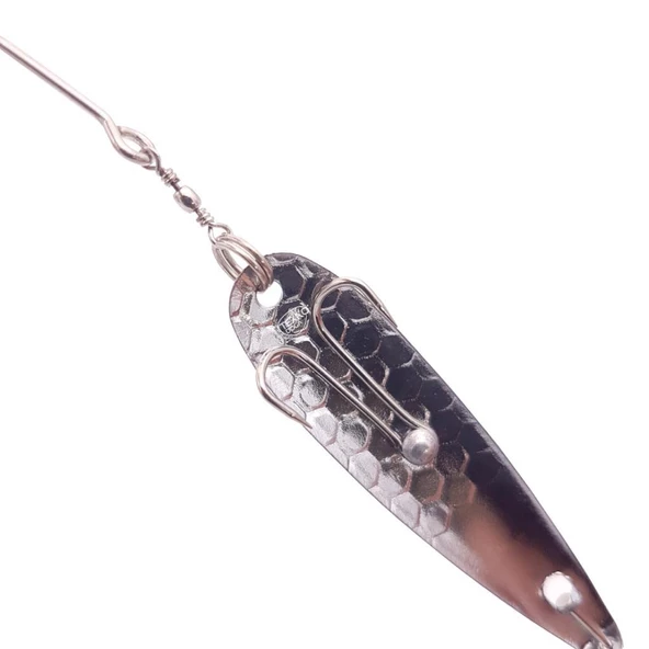 TAMSET Uzun Olta Lüfer Kaşığı Zargana Yemli Takım - 5