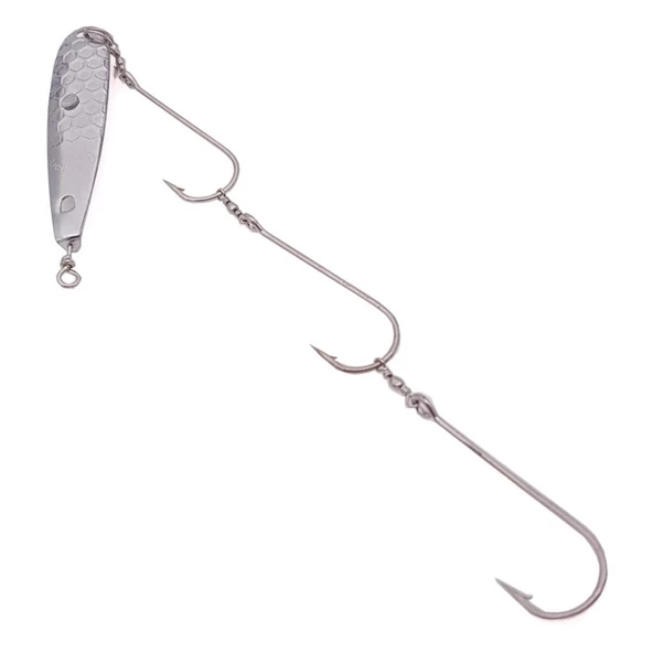 TAMSET Uzun Olta Lüfer Kaşığı Zargana Yemli Takım - 4