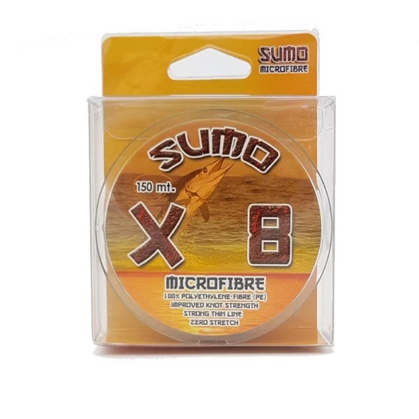 SUMO X8 150m 8 Kat Örgü İp Misina %100 PE Olta Misinası - 3