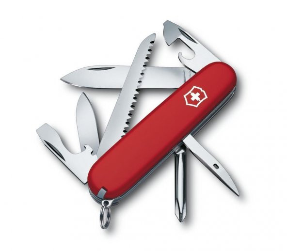 Victorinox Hiker 1.4613 Kırmızı İsviçre Çakısı 91mm 13F