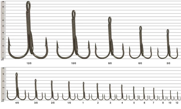 TAMSET 3553 Treble 3'lü Nikel Çarpma Olta İğnesi 10ad - 2