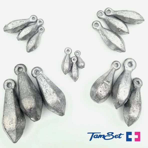 TAMSET Armut Kurşun, Adet KG Seçimli Olta Kurşunu - 6