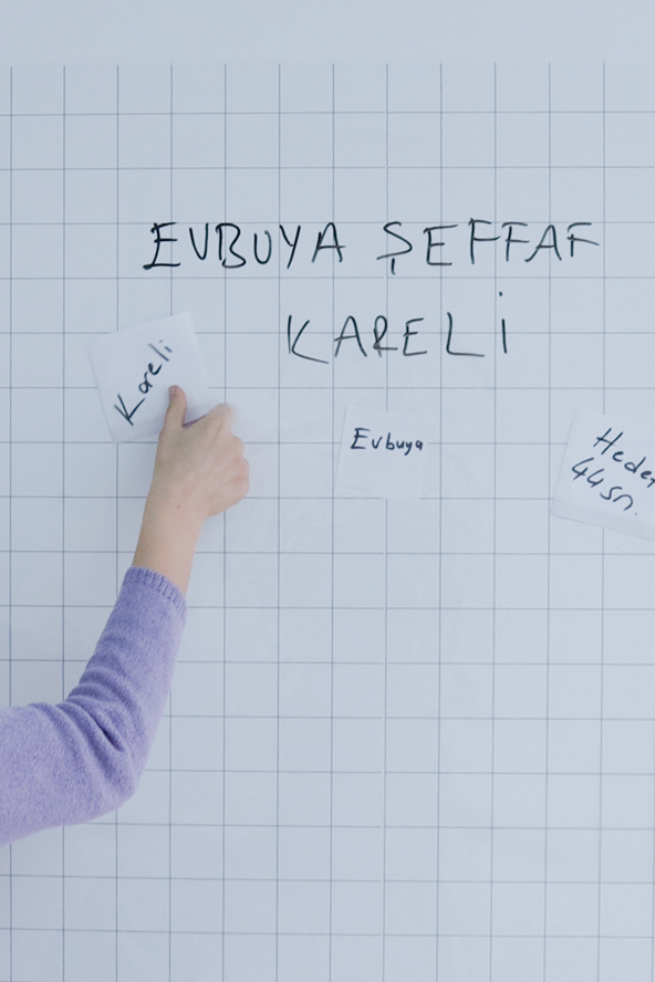 Kareli Şeffaf - Yapışkansız Tutunan Akıllı Kağıt