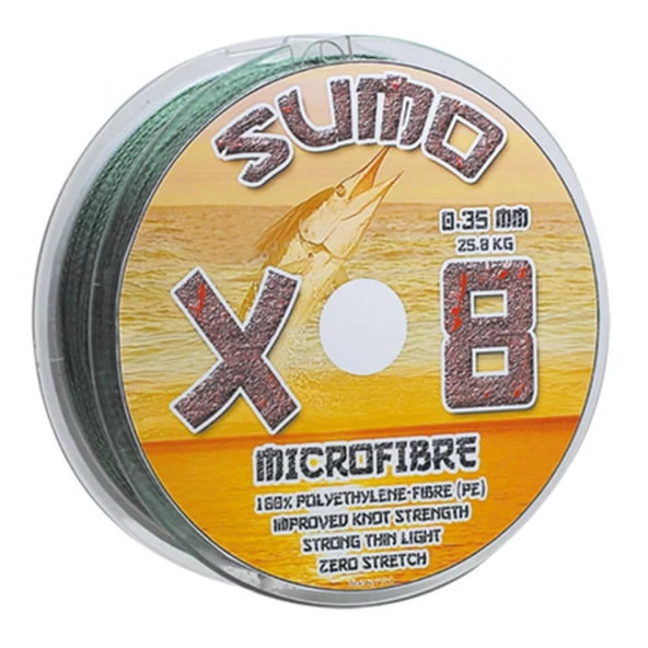 SUMO X8 100m 8 Kat Örgü İp Misina %100 PE Olta Misinası - 4