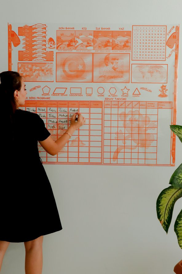 Öğrenci Planlayıcı - Yapışkansız Tutunan Akıllı Kağıt - Resim 2