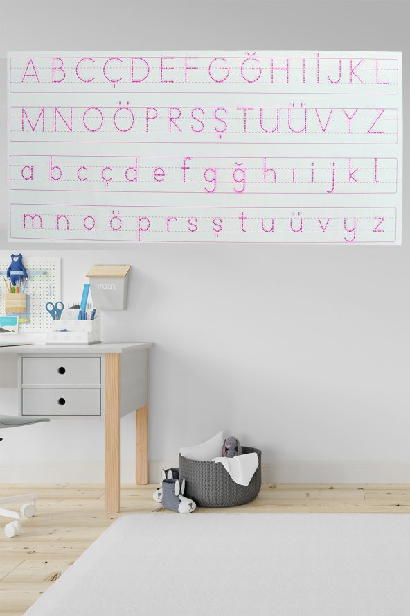 Abc Harfli Kılavuz - Yapışkansız Tutunan Akıllı Kağıt ürün görseli 1