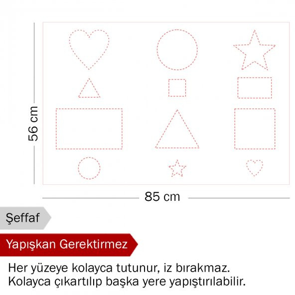 Çizgi Çalışması - Yapışkansız Tutunan Akıllı Kağıt - 3
