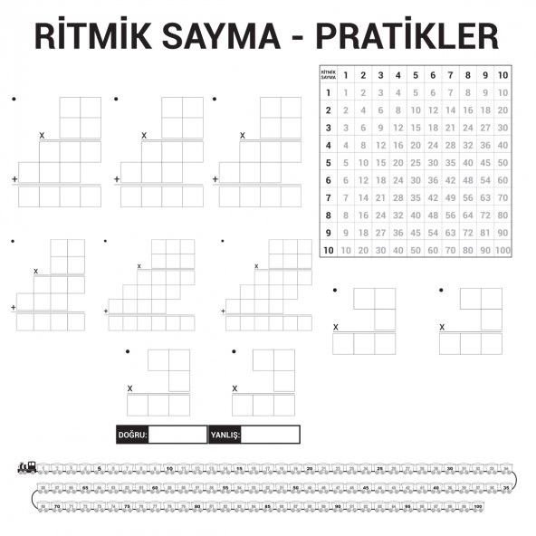 Çarpım Tablosu + Silgili Tahta Kalemi Hediyeli - 6